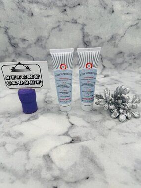 First Aid Beauty Skincare Set-Ultra Repair Cream Intense Hydration Skin-2pc-NEW